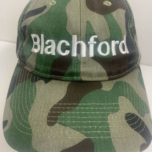 Blachford Camo Logo Hat The Authentic T-Shirt Company Hat - Picture 3 of 9
